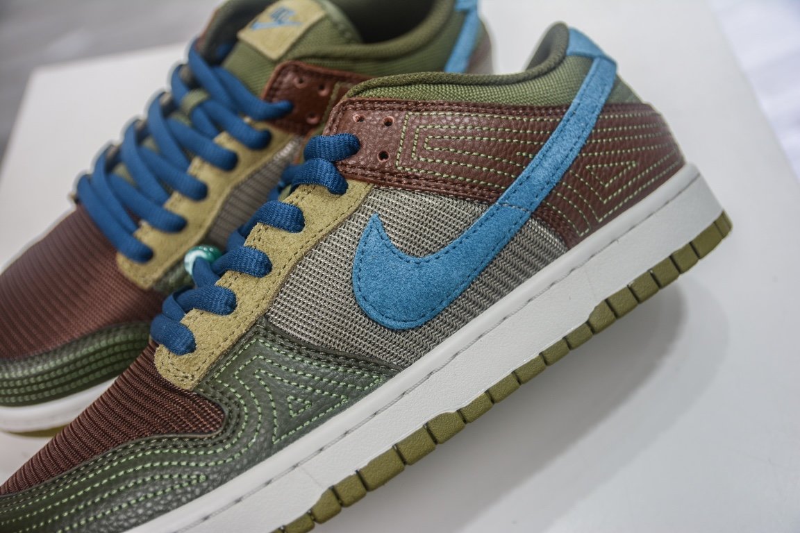 280 原装Nike SB Dunk Low "Cacao Wow"大地绿纯原大厂出品 DR0159-200