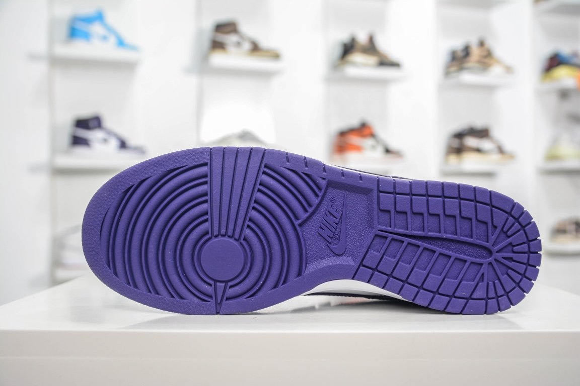 380 纯原 Nike Dunk Low "Court Purple" 白紫 DD1391-104