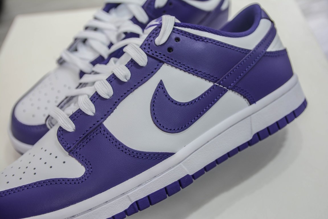 380 纯原 Nike Dunk Low "Court Purple" 白紫 DD1391-104