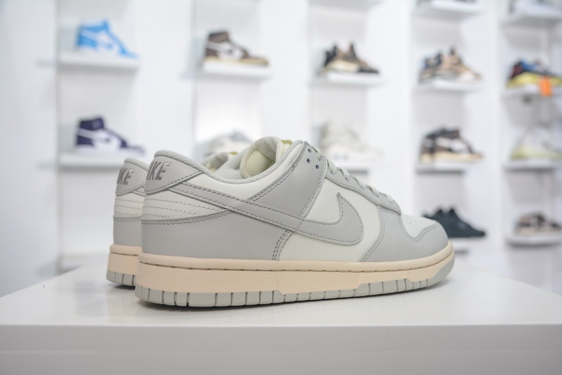 320 【天花板级别】 全新Nike Dunk Low “Light Bon” 骨白 DD1391-107