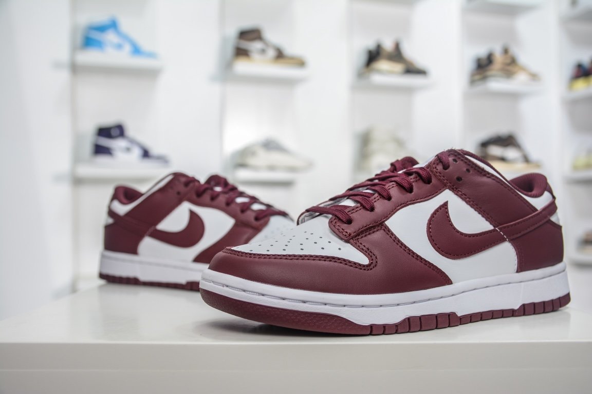 350 全新升级 新 Nike sb dunk low “Dark Beetroot” 酒红 dd1503-108