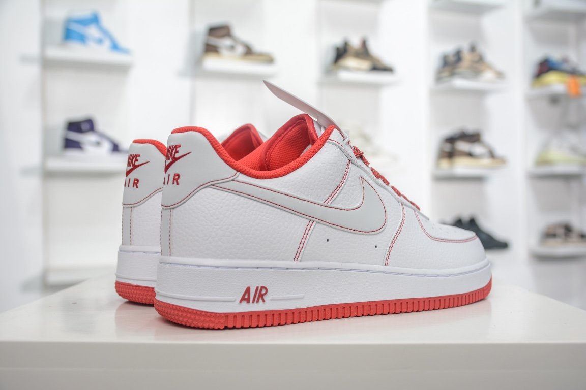 200  Nike Air Force 1 Low 3M白红缝线 CN2896-101