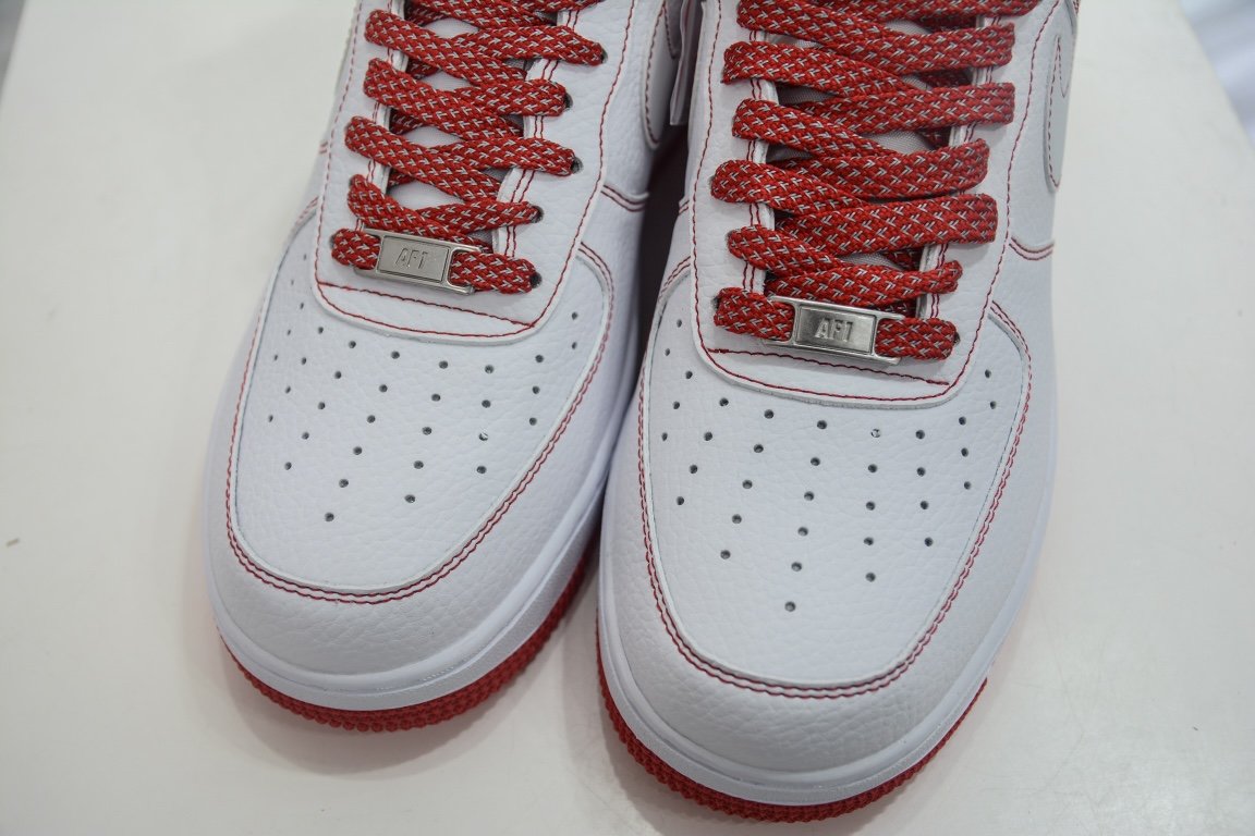 200  Nike Air Force 1 Low 3M白红缝线 CN2896-101