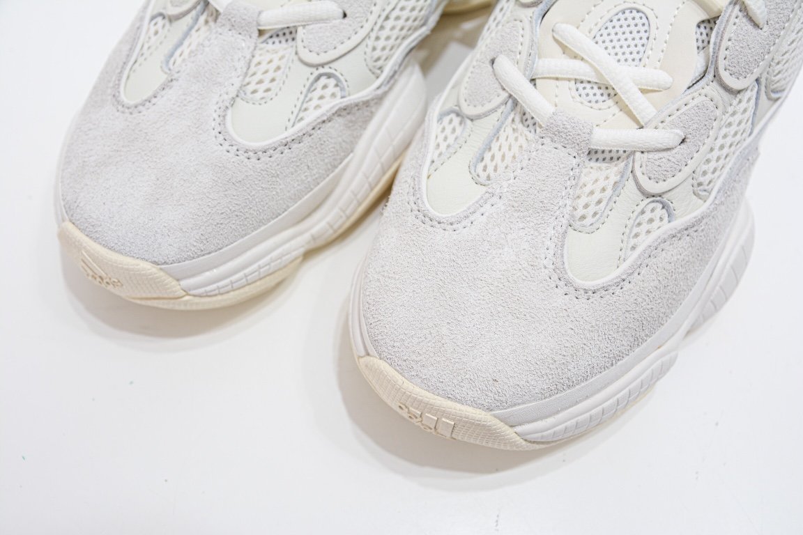 300 外贸 全新批次出货 Adidas Yeezy500 “Bone White” 骨白FV3573