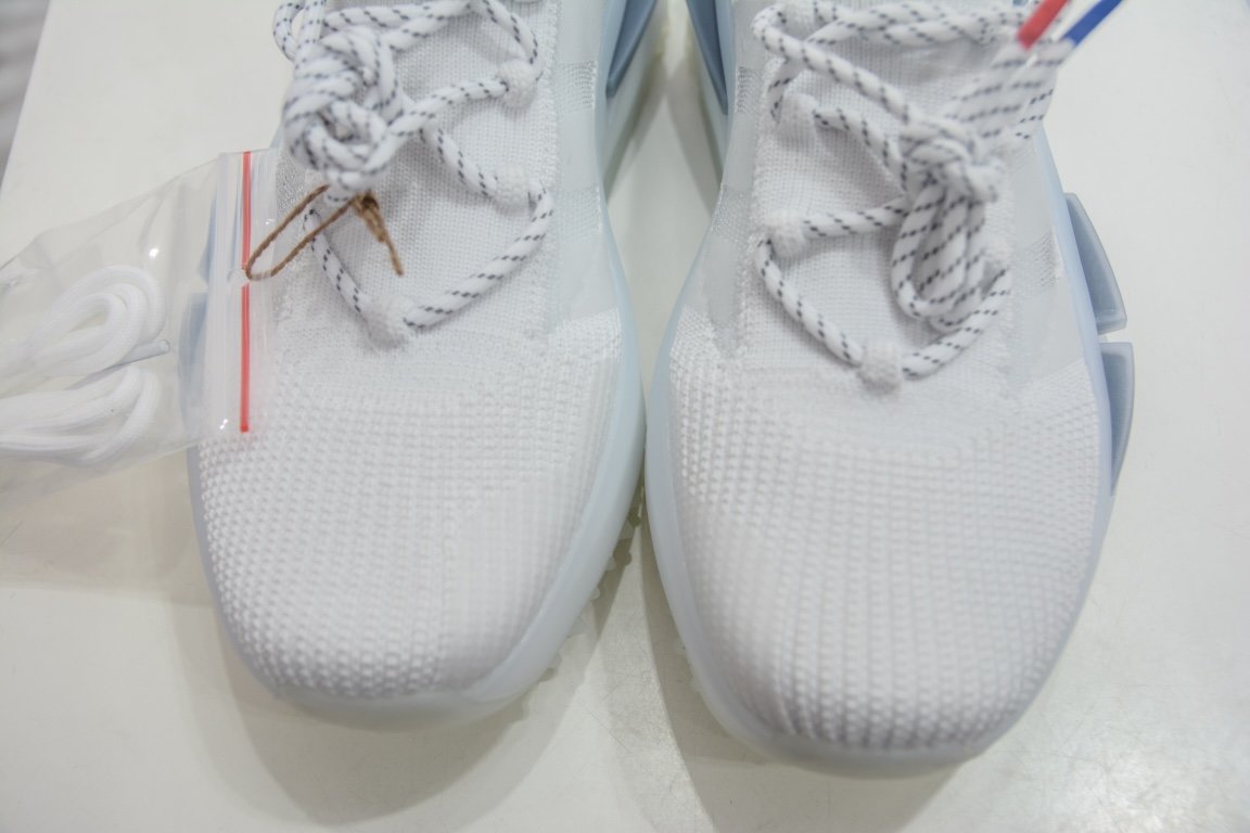 360 纯原出货菲董上脚 adidas 阿迪 NMD S_1 Edition "Cloud White" S_1系列