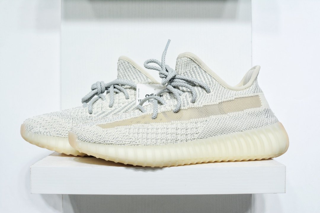 190  独家纯原过验版 Yeezy 350V2 "Lundmark" 美洲限定芝麻虚白满天星配色 货号：FV3254