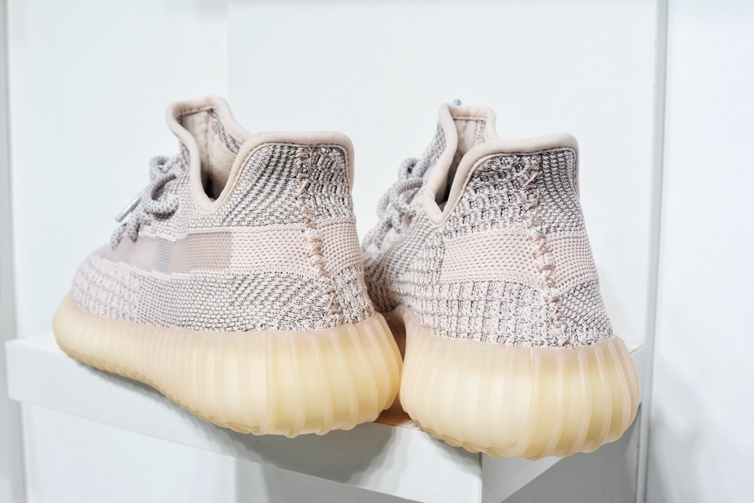 190 纯原清货预热双十二 独家纯原过验版 Yeezy 350V2 "Synth" 亚洲限定银粉满天星配色 FV5666