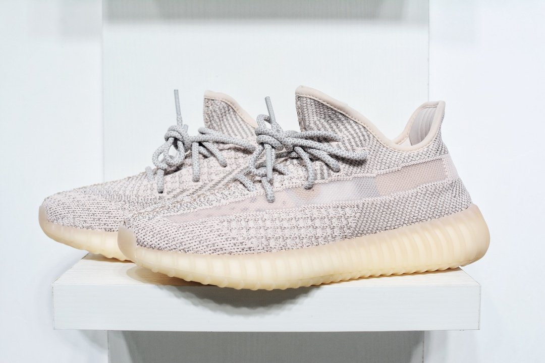 190 纯原清货预热双十二 独家纯原过验版 Yeezy 350V2 "Synth" 亚洲限定银粉满天星配色 FV5666