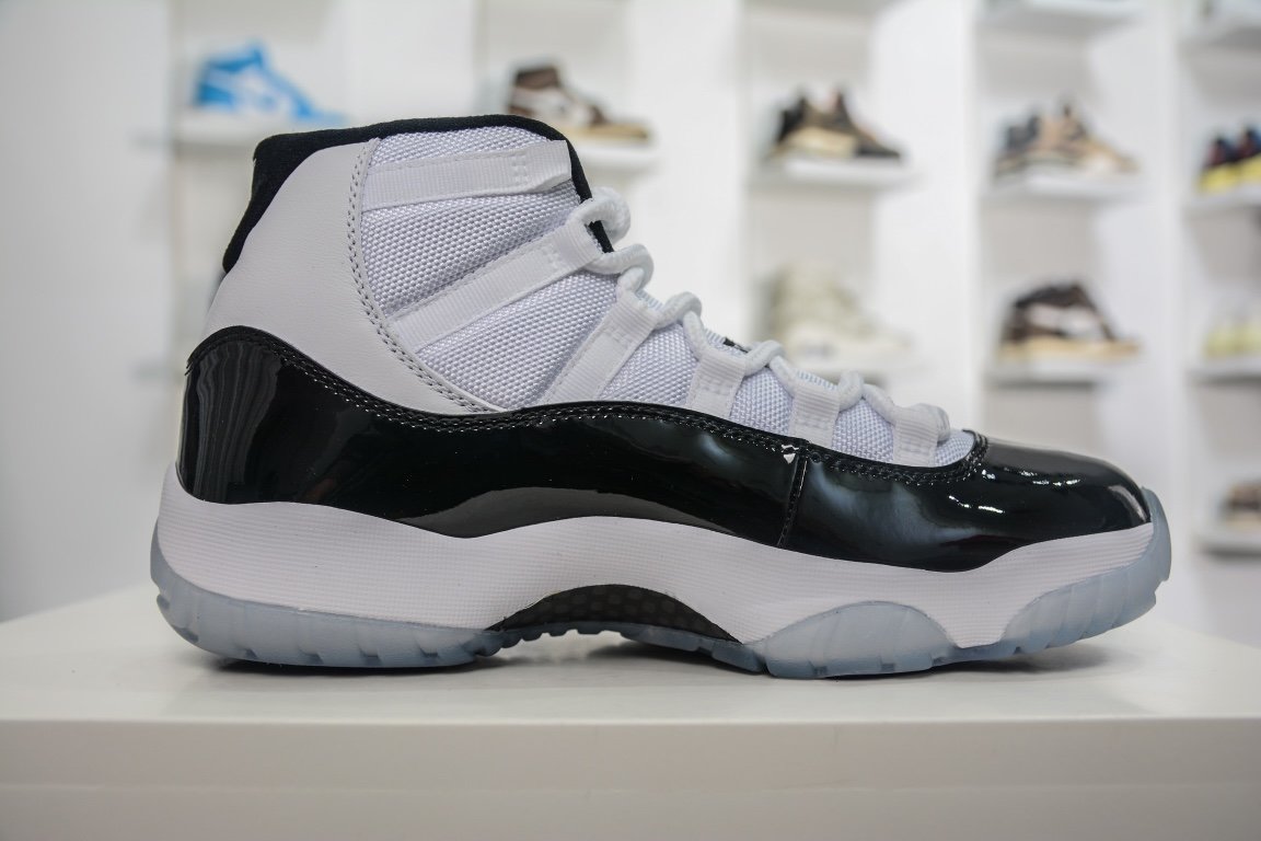 360 大厂Air Jordan 11 Retro Concord AJ 11 高帮 康扣 378037-100