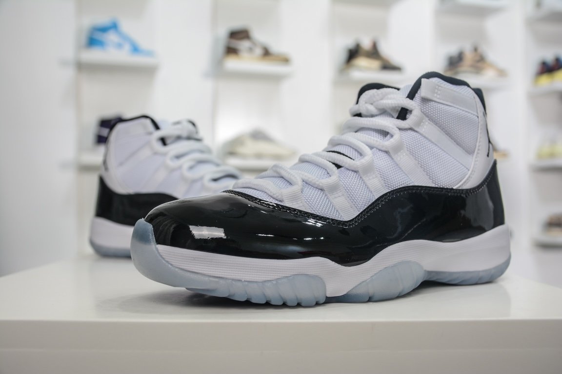 360 大厂Air Jordan 11 Retro Concord AJ 11 高帮 康扣 378037-100