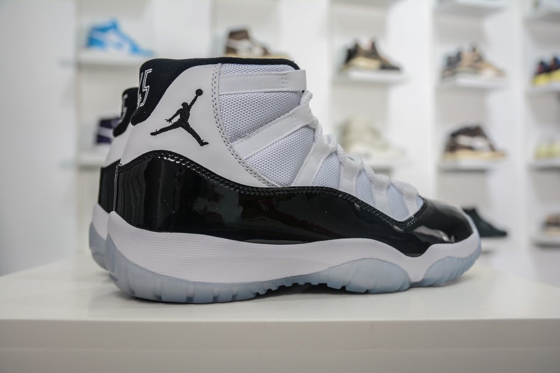 360 大厂Air Jordan 11 Retro Concord AJ 11 高帮 康扣 378037-100