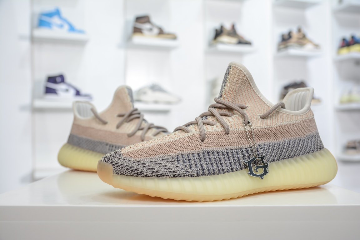 280 独家顶级纯原Yeezy 350v2 "Ash Pearl" 灰珍珠 GY7658