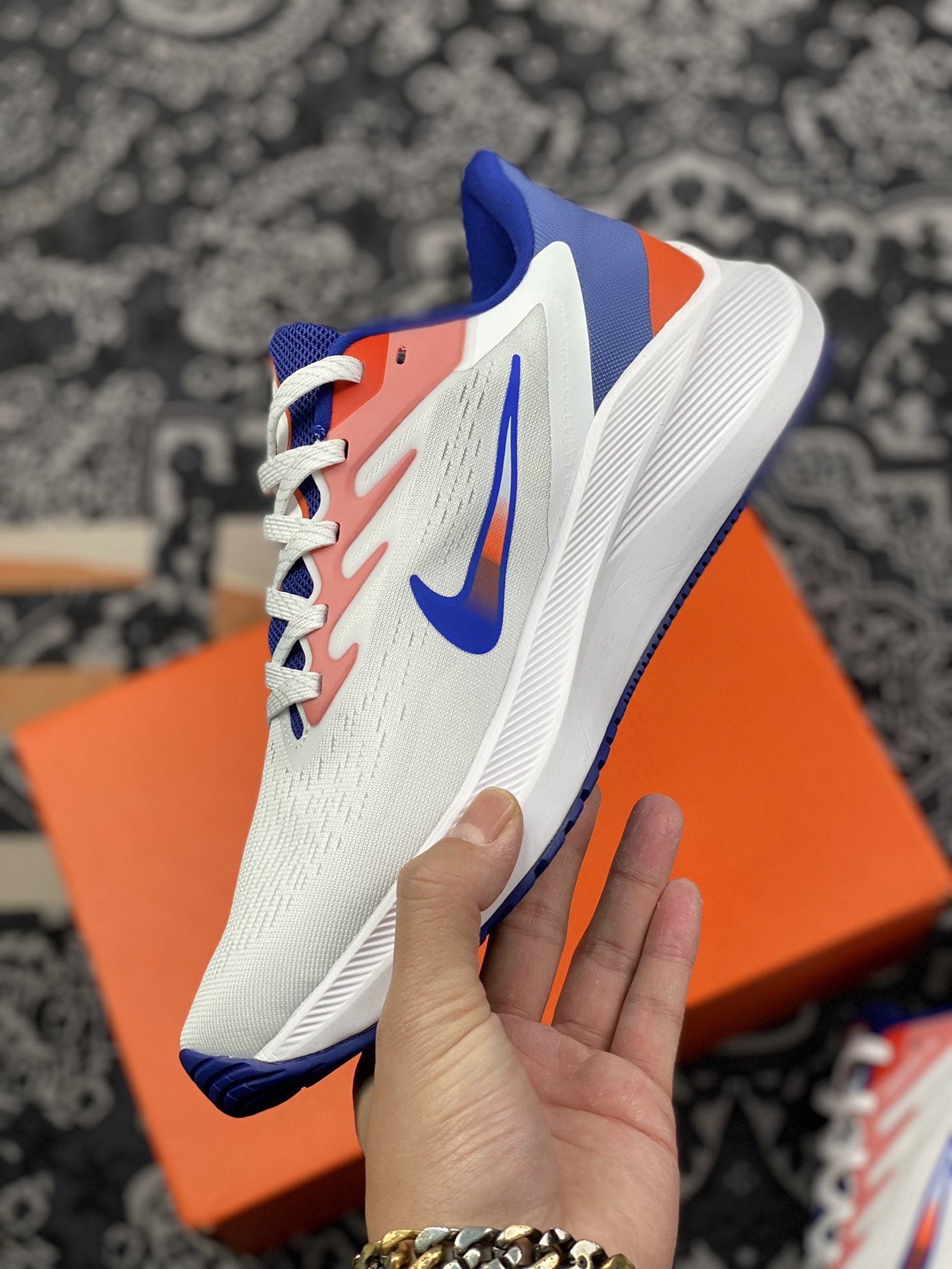 200 Nike Air Zoom Winflo 7代 网面透气 训练跑步鞋DN4242-141