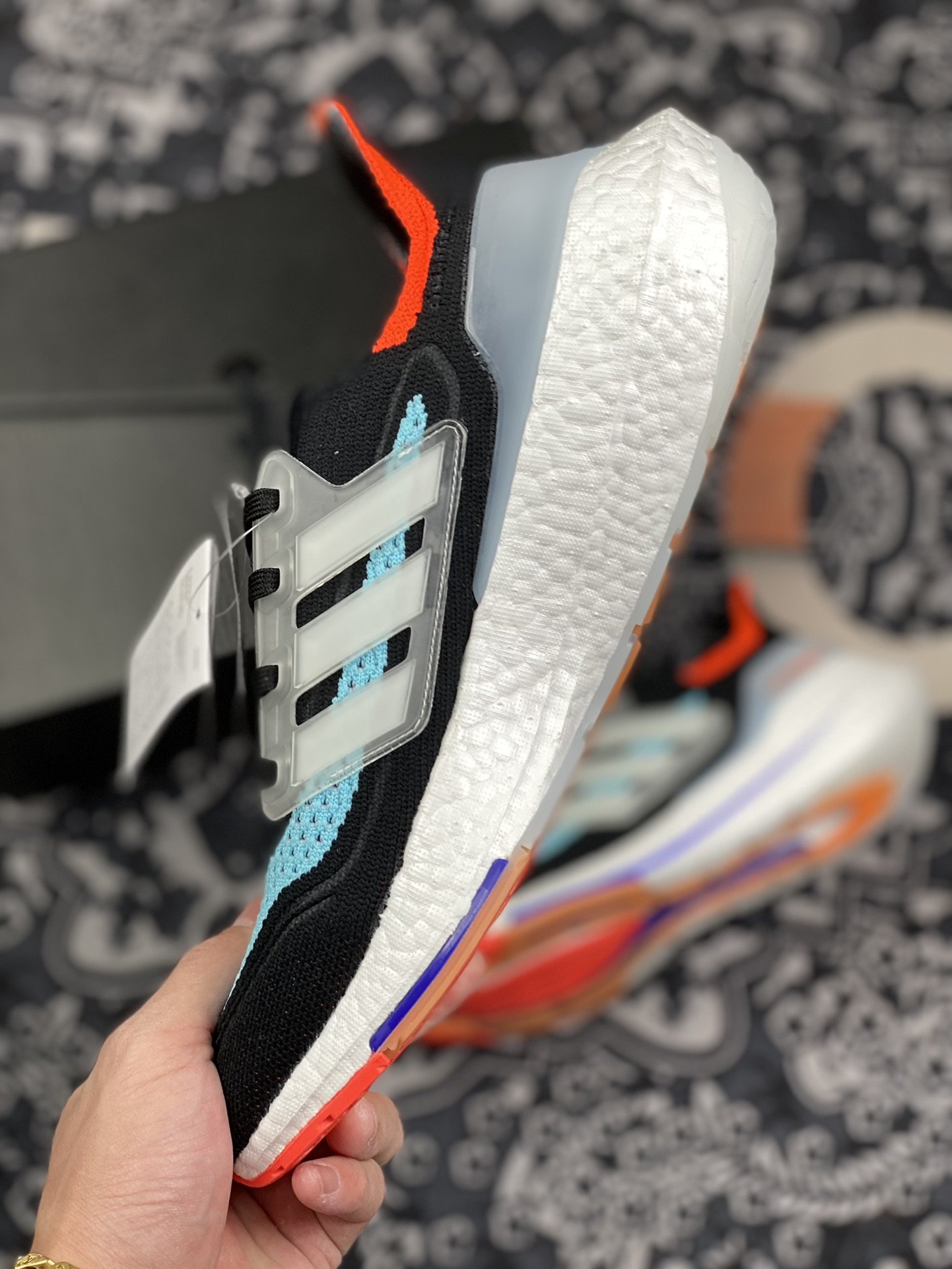 220  adidas Ultra Boost 21 Consortium 新款厚底爆米花跑鞋