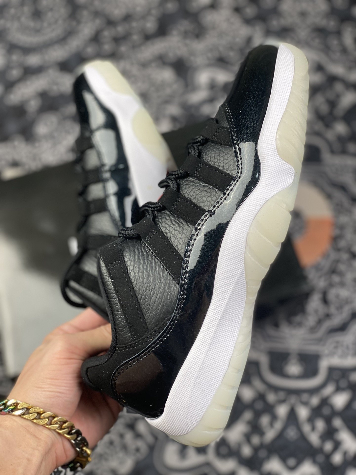 380 Air Jordan AJ11 Low 72-10" 大魔王低帮 AV2187-001