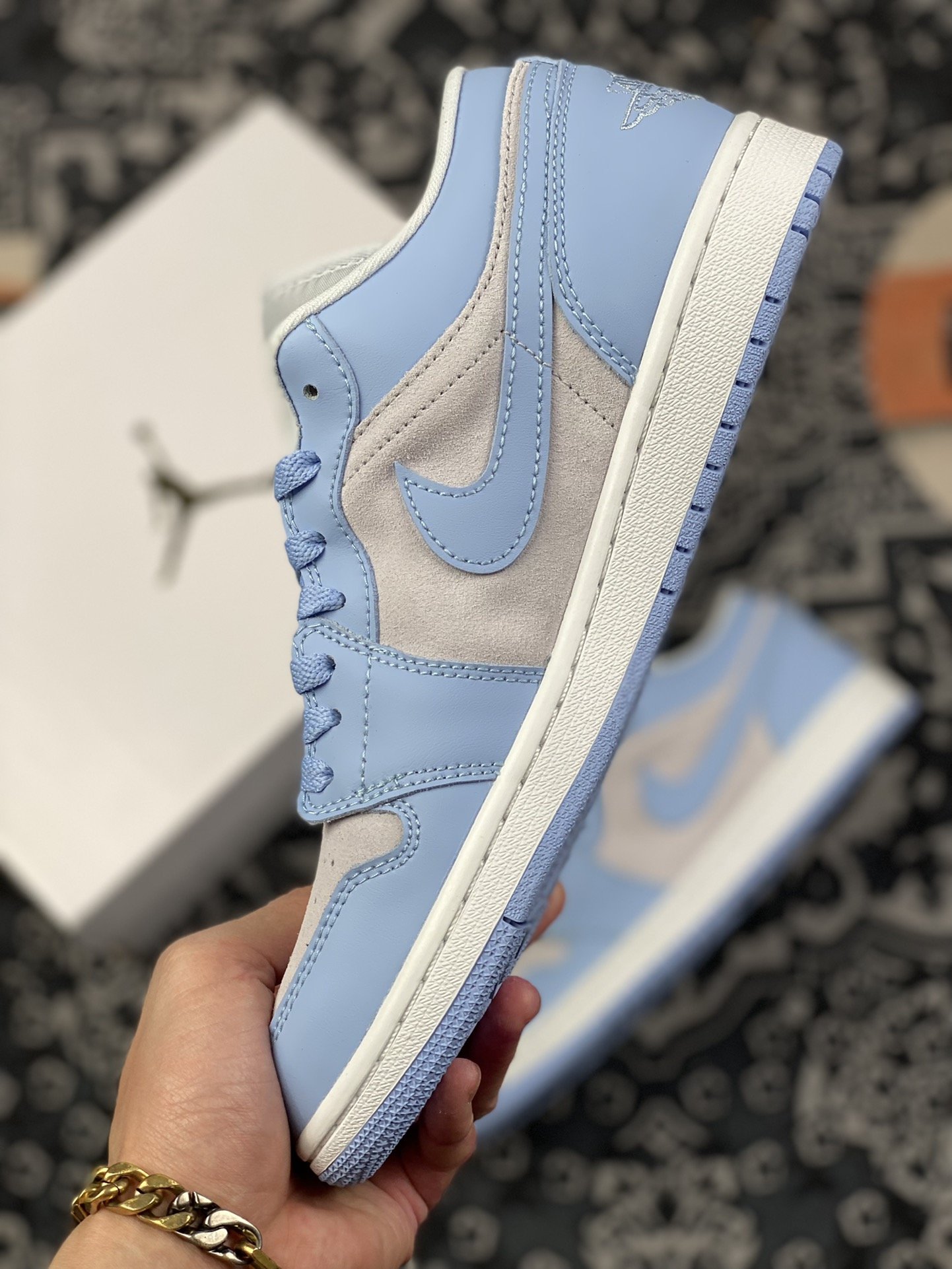 240 Air Jordan 1 Low “University Blue”大学蓝 Low系列出售DC0774-050