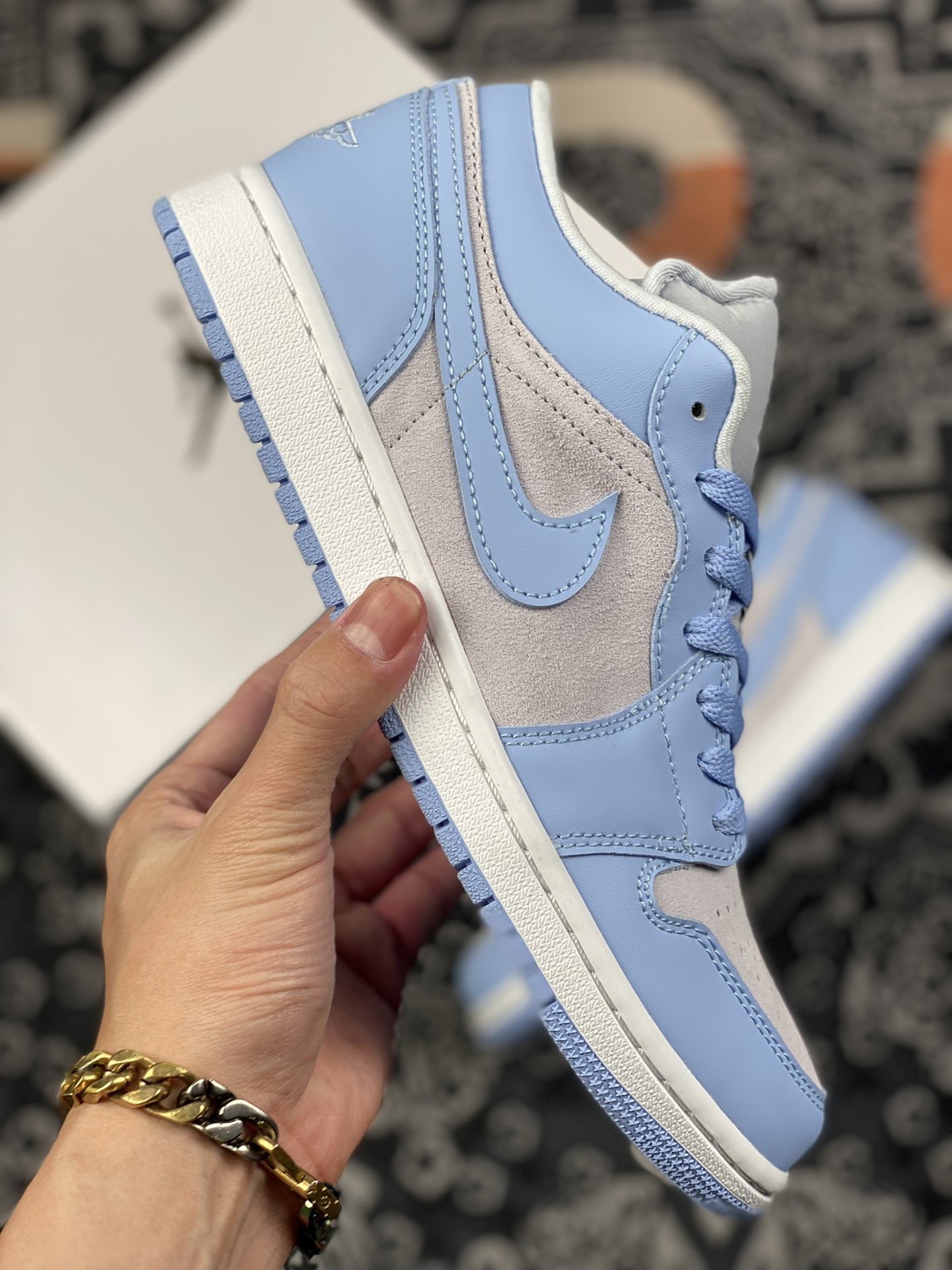 240 Air Jordan 1 Low “University Blue”大学蓝 Low系列出售DC0774-050