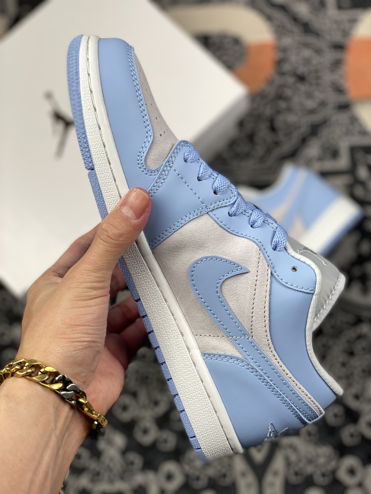 240 Air Jordan 1 Low “University Blue”大学蓝 Low系列出售DC0774-050