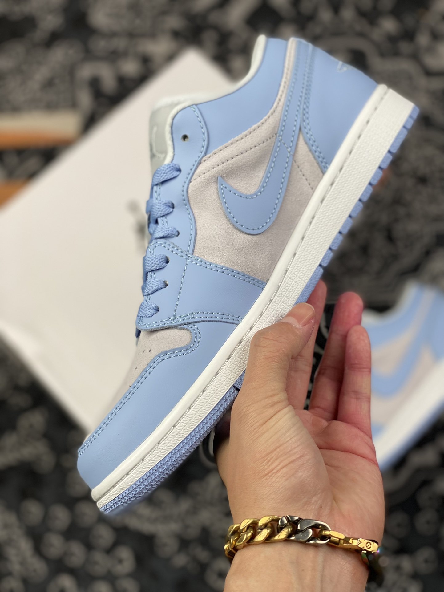 240 Air Jordan 1 Low “University Blue”大学蓝 Low系列出售DC0774-050