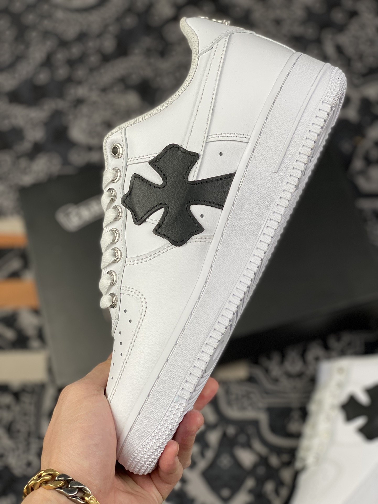 360 全新批次 Chrome Hearts x Air Force 1 ’07 克罗心高端定制