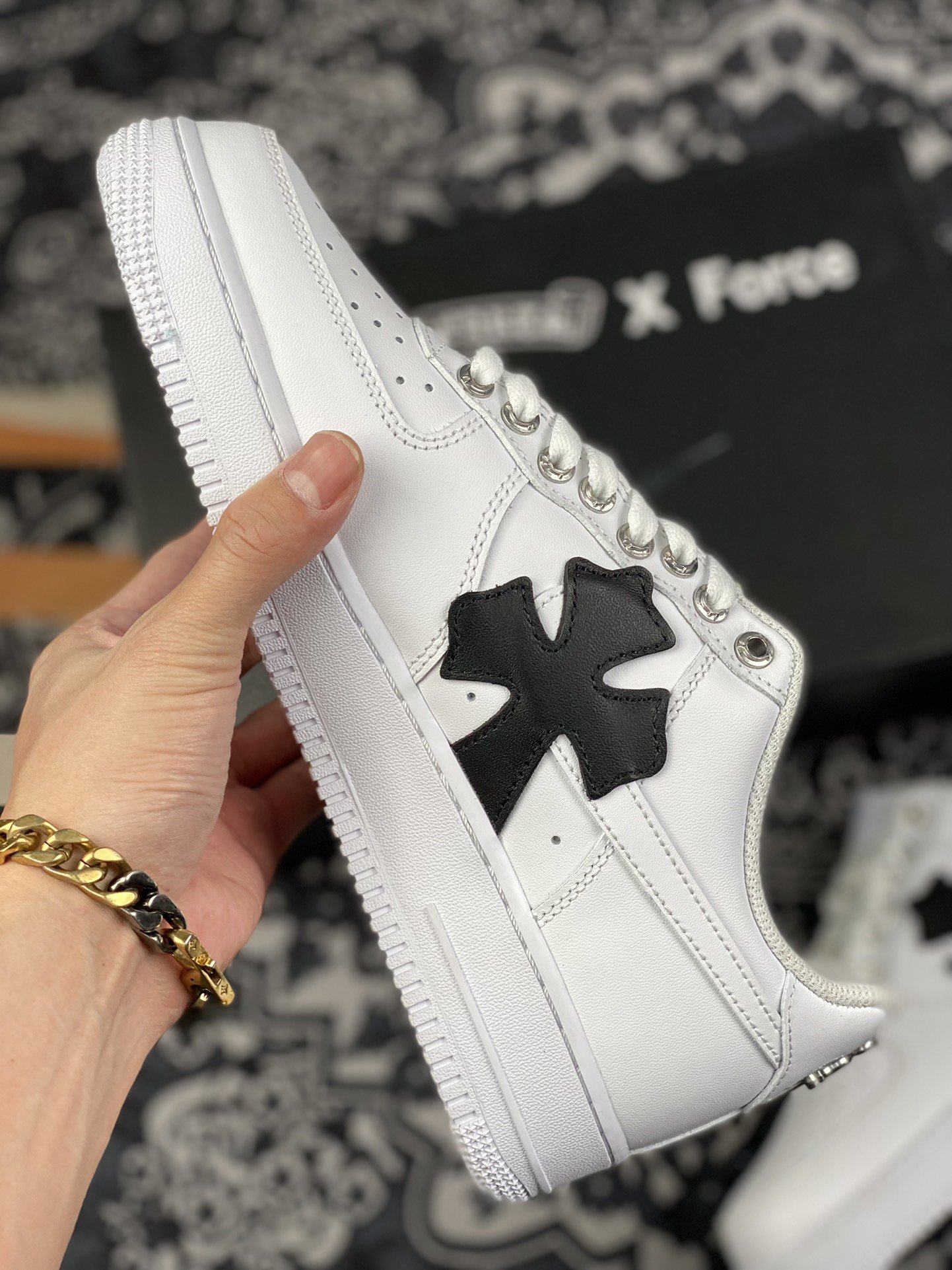 360 全新批次 Chrome Hearts x Air Force 1 ’07 克罗心高端定制