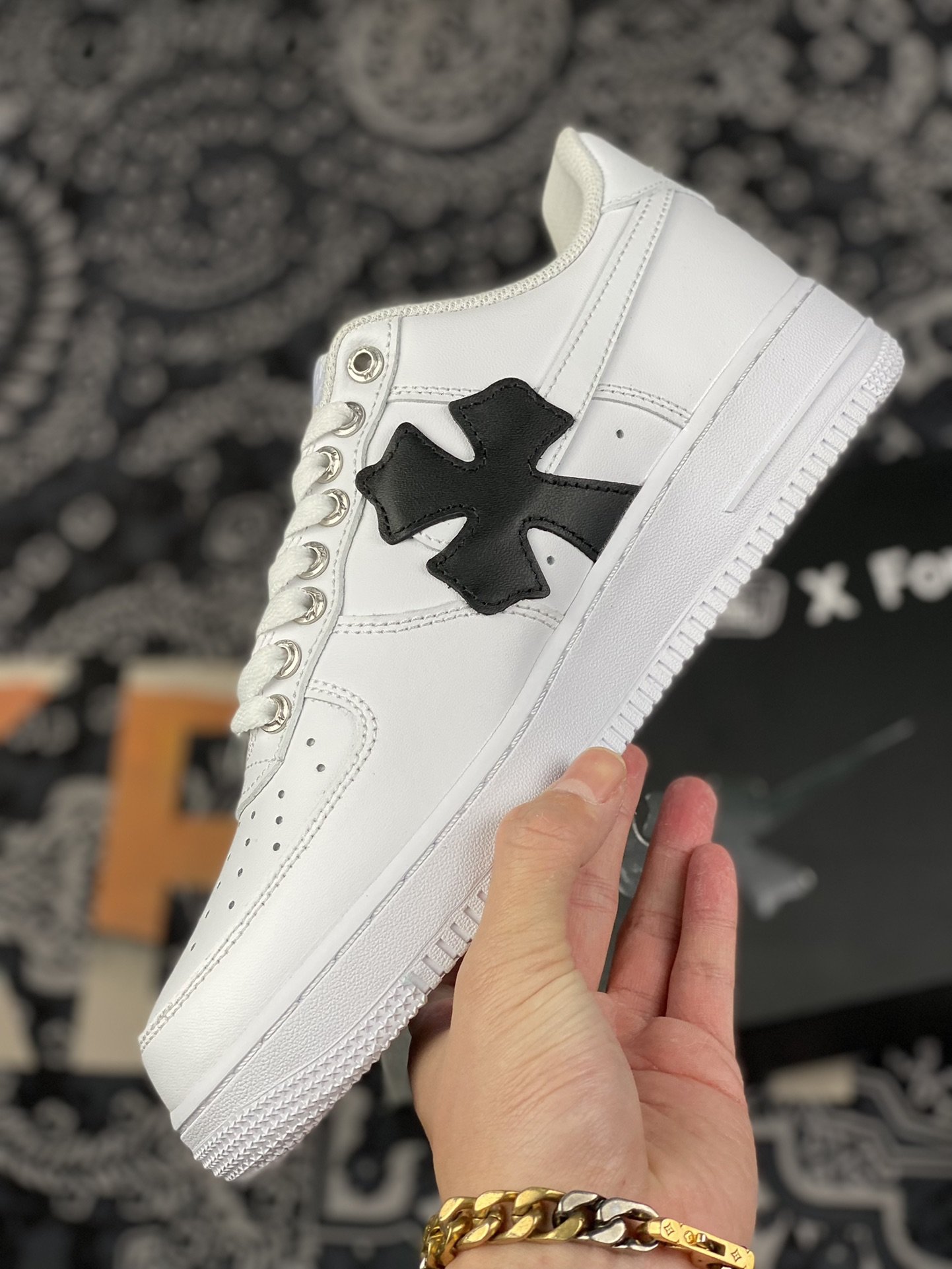 360 全新批次 Chrome Hearts x Air Force 1 ’07 克罗心高端定制