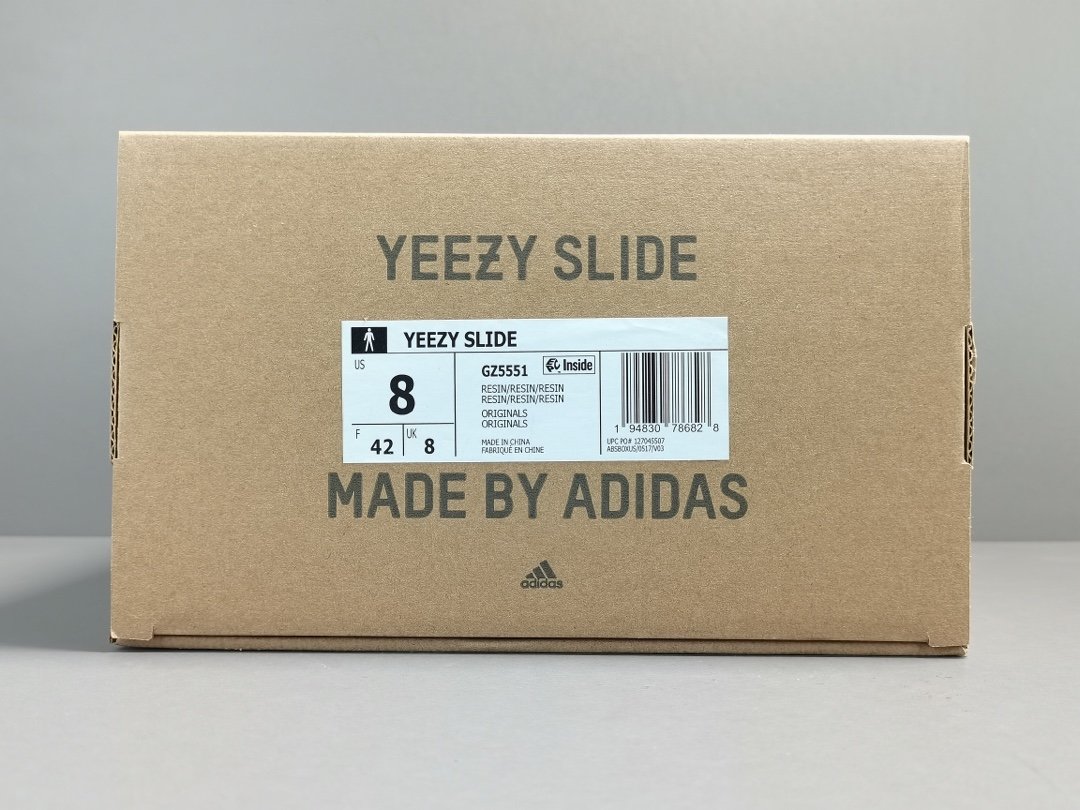 绿色 adidas originals Yeezy Slide ＂Resin＂潮流百搭 休闲潮流拖鞋GZ5551