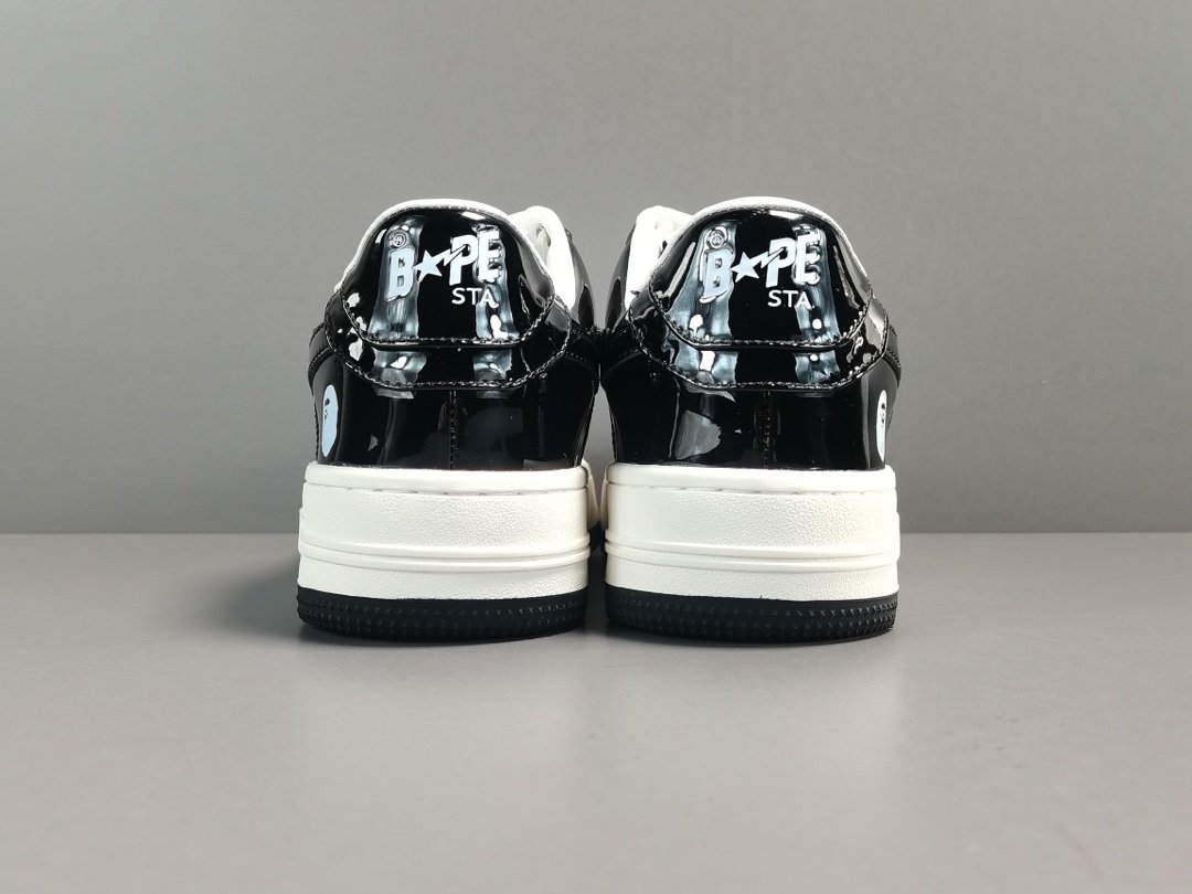 黑白 东莞厂 Bape SK8 Sta 经典低帮时尚板鞋 1G701-109-001