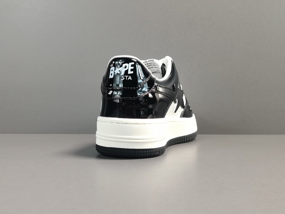 黑白 东莞厂 Bape SK8 Sta 经典低帮时尚板鞋 1G701-109-001