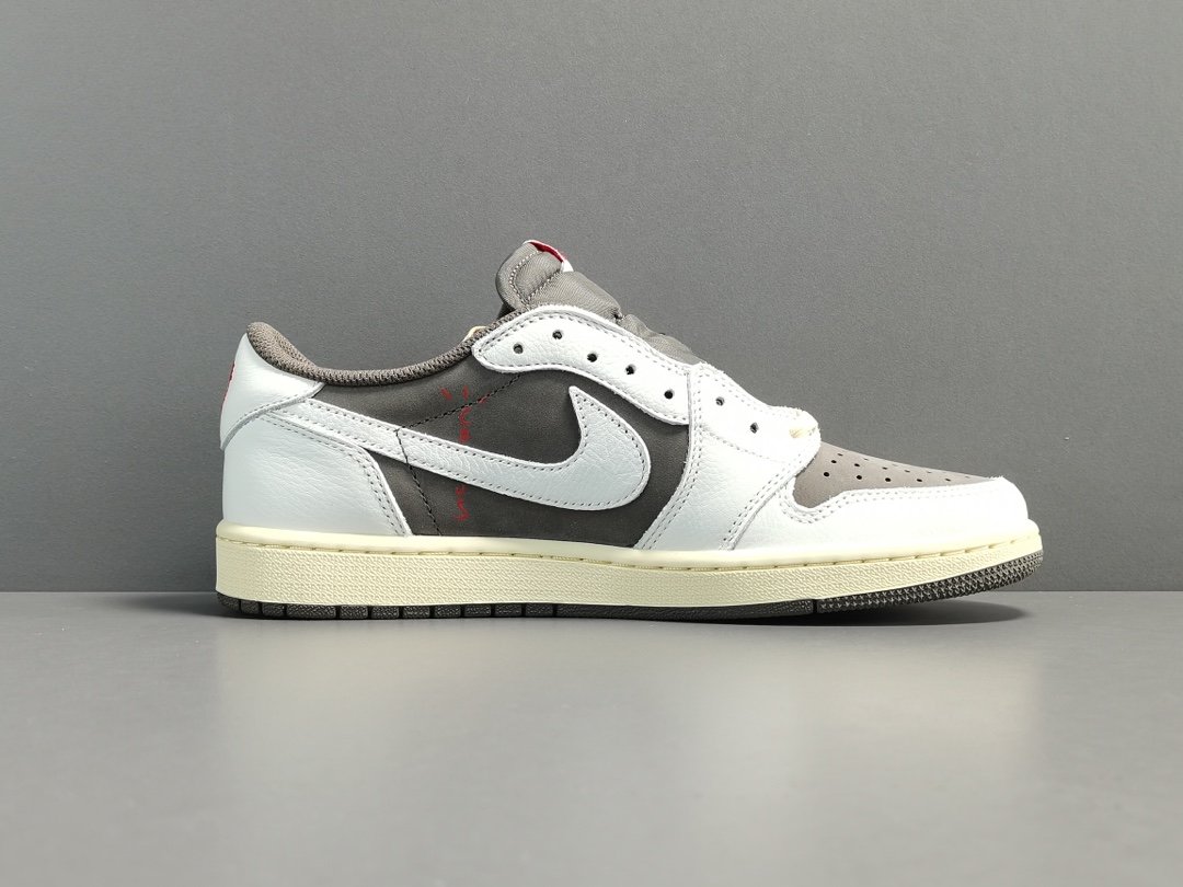 白棕色 Travis Scott X Air Jordan 1 Low OG＂Reverse Mocha＂低帮复古篮球鞋 DM7866-162