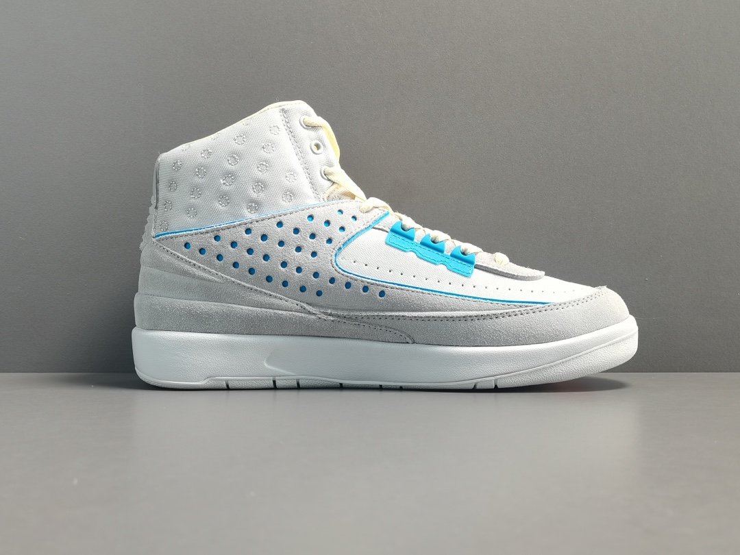 灰蓝 Union LA x Air Jordan 2＂Grey Fog ＂ 复古篮球鞋 DN3802-001