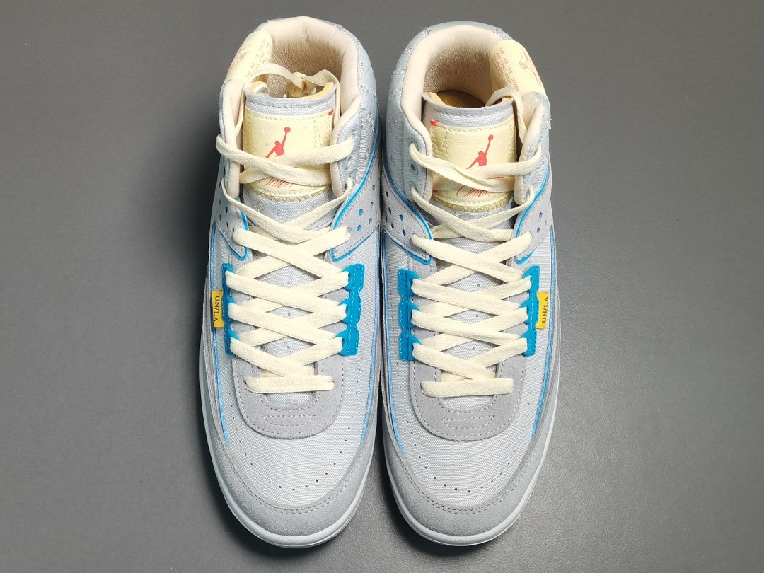 灰蓝 Union LA x Air Jordan 2＂Grey Fog ＂ 复古篮球鞋 DN3802-001