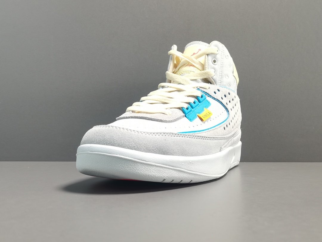 灰蓝 Union LA x Air Jordan 2＂Grey Fog ＂ 复古篮球鞋 DN3802-001