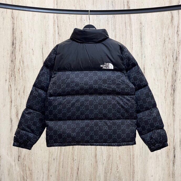 天蓝色 Gucci X The North Face 北面联名古驰老花logo