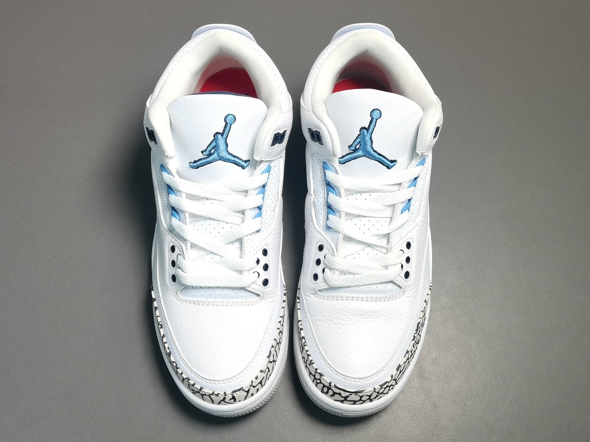 北卡蓝 Air Jordan 3 Retro ＂UNC＂复古篮球鞋 CT8532-104