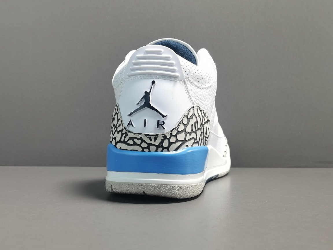 北卡蓝 Air Jordan 3 Retro ＂UNC＂复古篮球鞋 CT8532-104