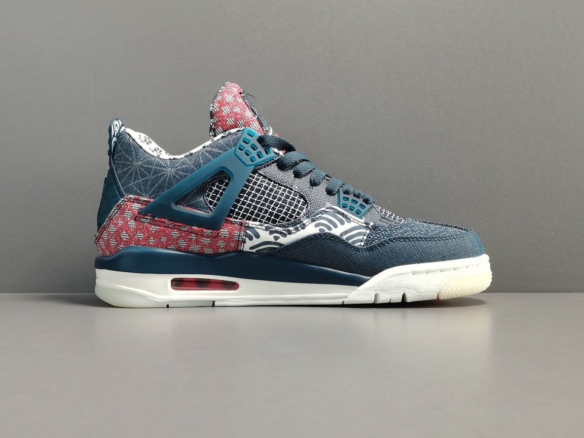 蓝白 刺子绣  Air Jordan 4 Retro SE＂Deep Ocean＂ CW0898-400