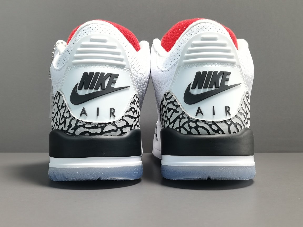 白水泥 Air Jordan 3 Retro Line White Cement （2018）923096-101