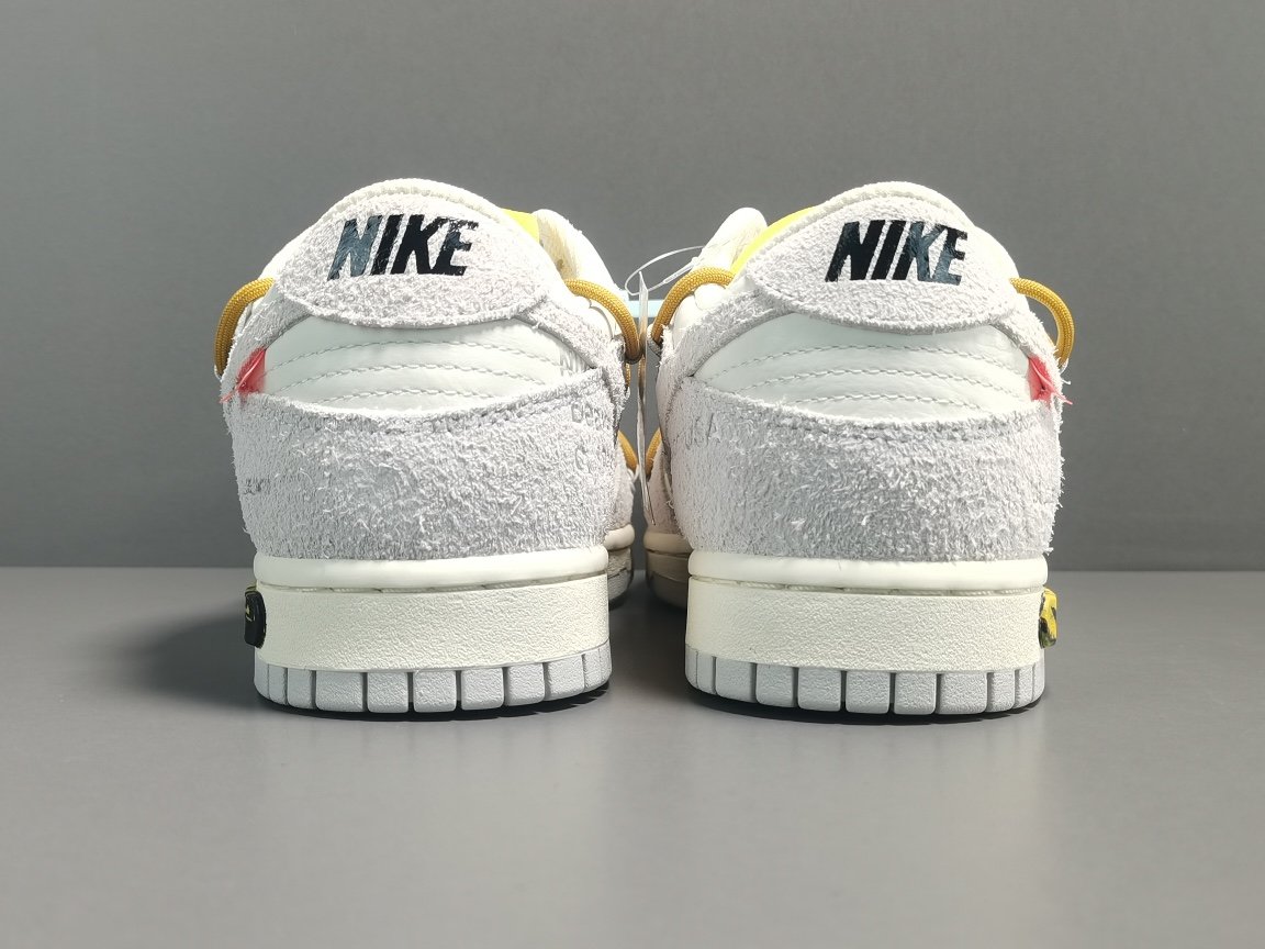 灰白 棕鞋带冰蓝扣 Off-White x Nike Dunk Low＂The 50＂ DJ0950-105