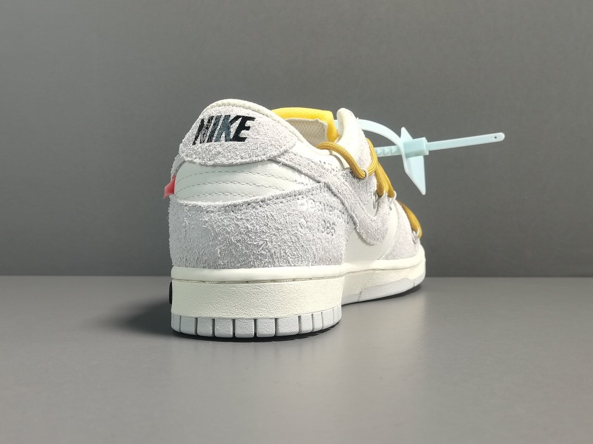 灰白 棕鞋带冰蓝扣 Off-White x Nike Dunk Low＂The 50＂ DJ0950-105