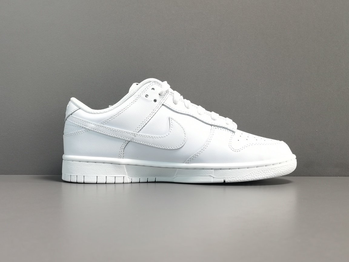 纯白 NIKE DUNK LOW Retro ＂Triple White＂ DD1503-109