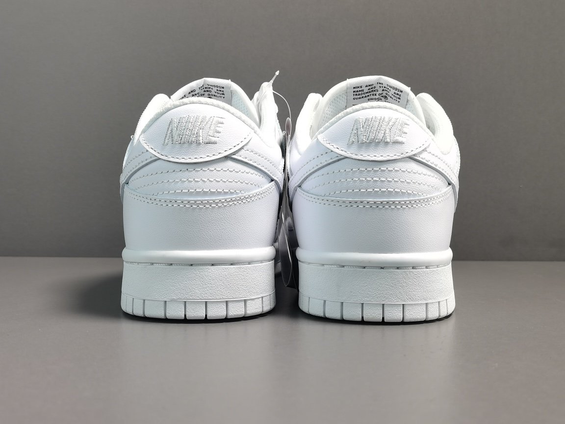 纯白 NIKE DUNK LOW Retro ＂Triple White＂ DD1503-109