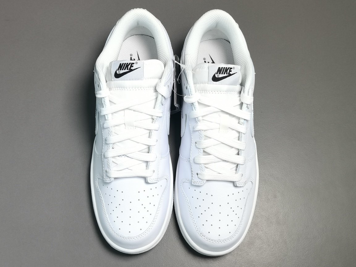 纯白 NIKE DUNK LOW Retro ＂Triple White＂ DD1503-109