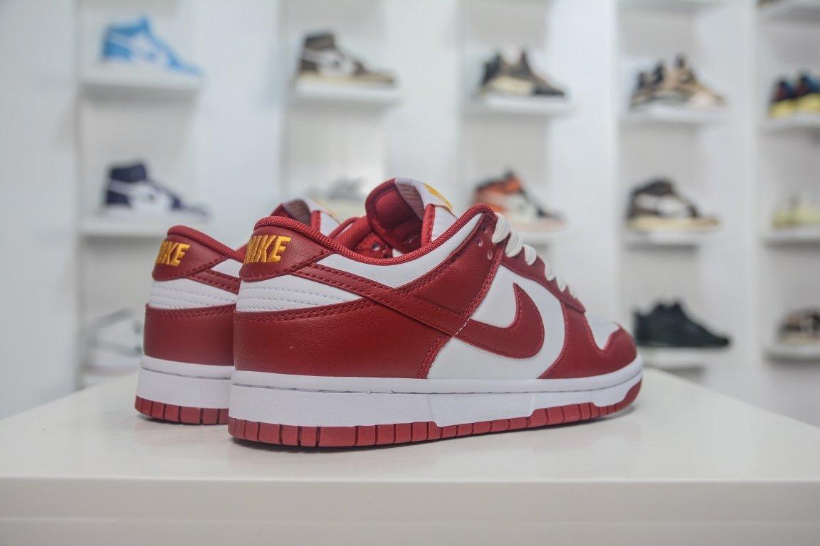 280 原装NK Dunk Low Retro "Gym Red" 白红 DD1391-602