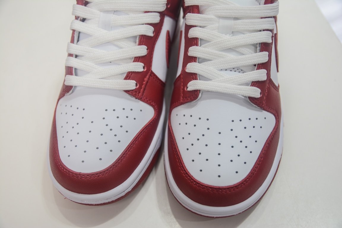 280 原装NK Dunk Low Retro "Gym Red" 白红 DD1391-602