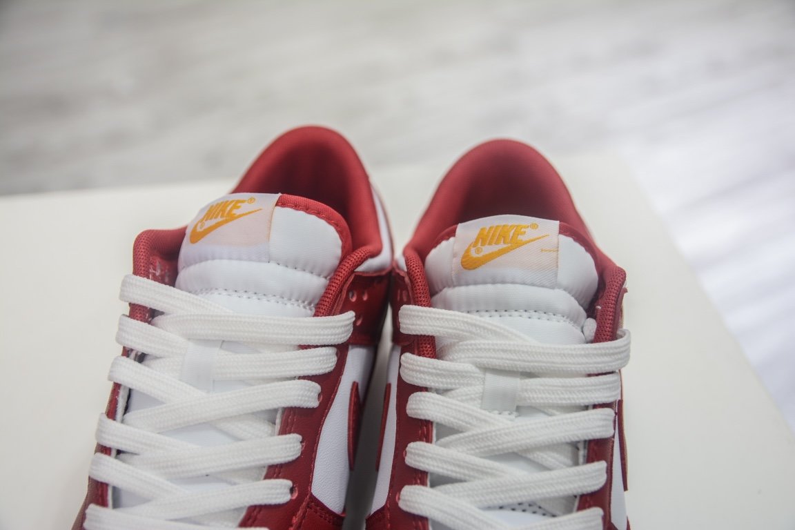 280 原装NK Dunk Low Retro "Gym Red" 白红 DD1391-602