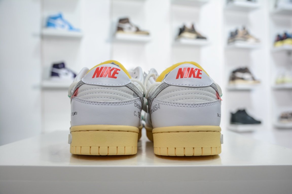 210 Off-White x Nike Dunk Low "The 50" No.1 白银 DM1602-127