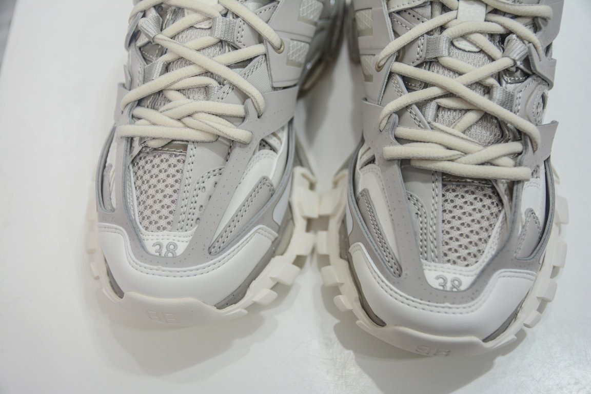 500 【运费超重】 纯原巴黎世家3.0 三代户外概念鞋 Balenciaga Sneaker Tess s.Gomma MAILLE WHITE/ORANGE