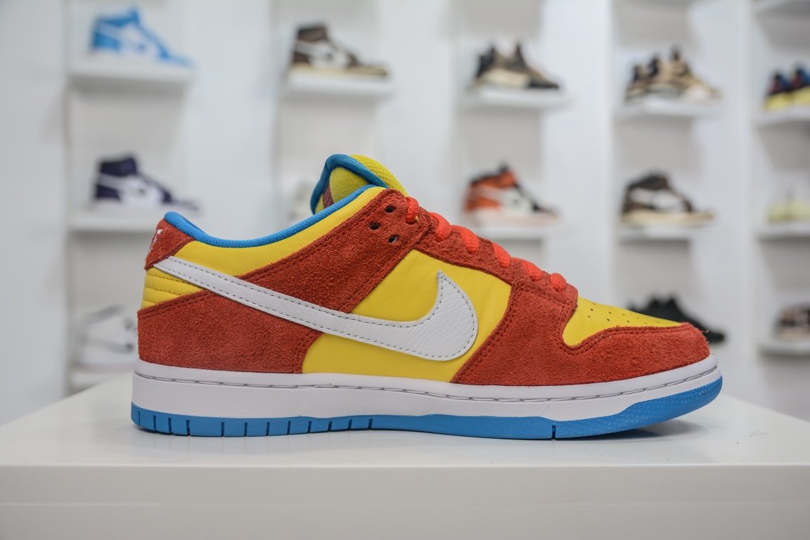 350 新 Nike SB Dunk Low Pro "Bart Simpson" 辛普森 BQ6817-602