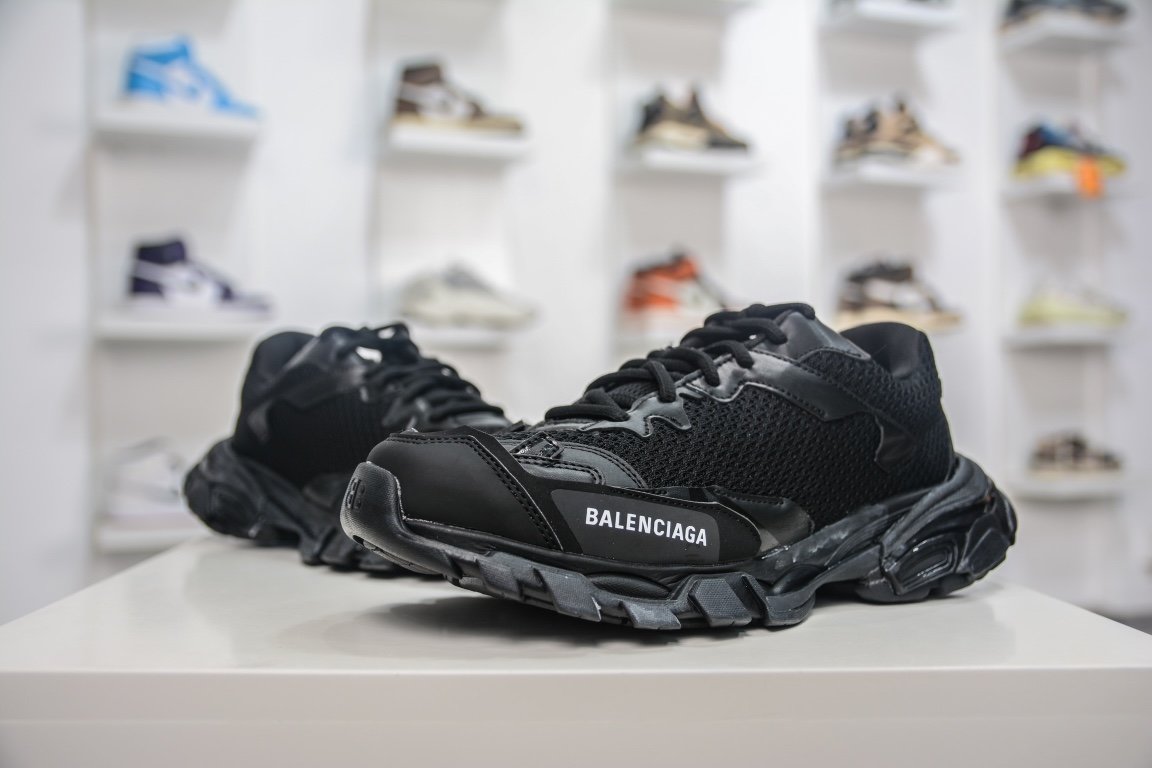 480  Balenciaga Track 3.0 网面黑色 大厂纯原